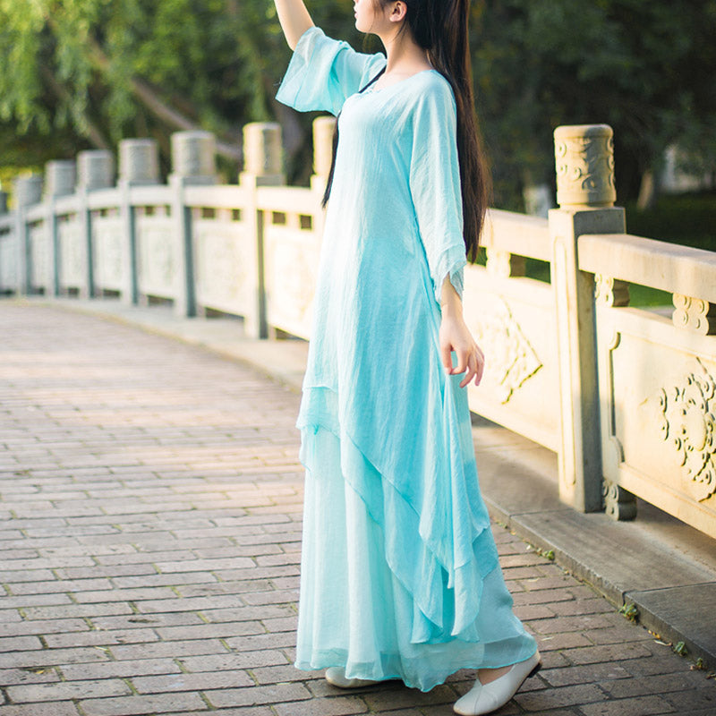 Buddha Stones3点セット ヨガ シフォン 服 ユニフォーム 瞑想 禅 練習 レディース セット - image 3