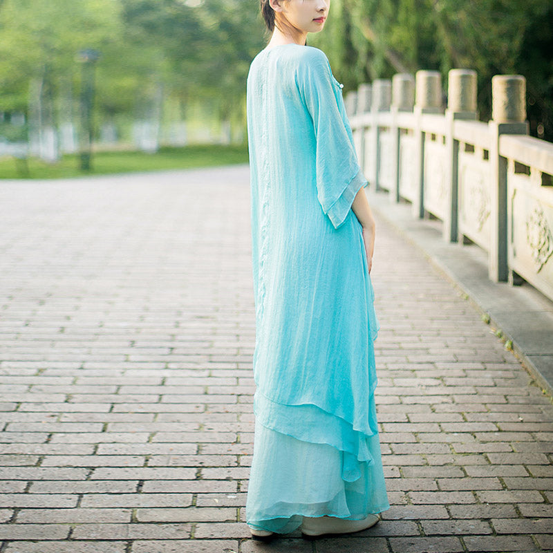 Buddha Stones3点セット ヨガ シフォン 服 ユニフォーム 瞑想 禅 練習 レディース セット - image 14