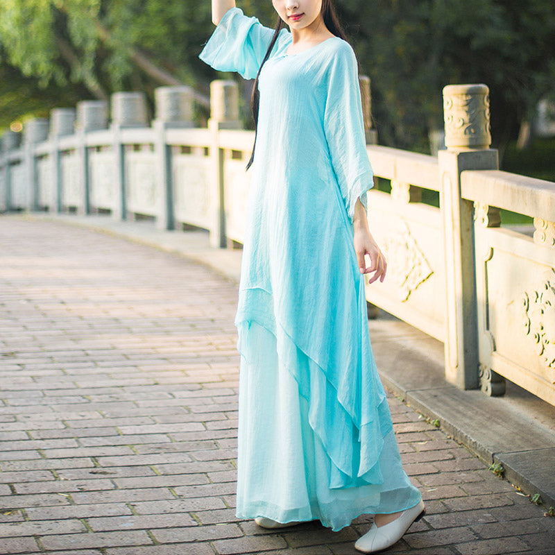 Buddha Stones3点セット ヨガ シフォン 服 ユニフォーム 瞑想 禅 練習 レディース セット - image 13