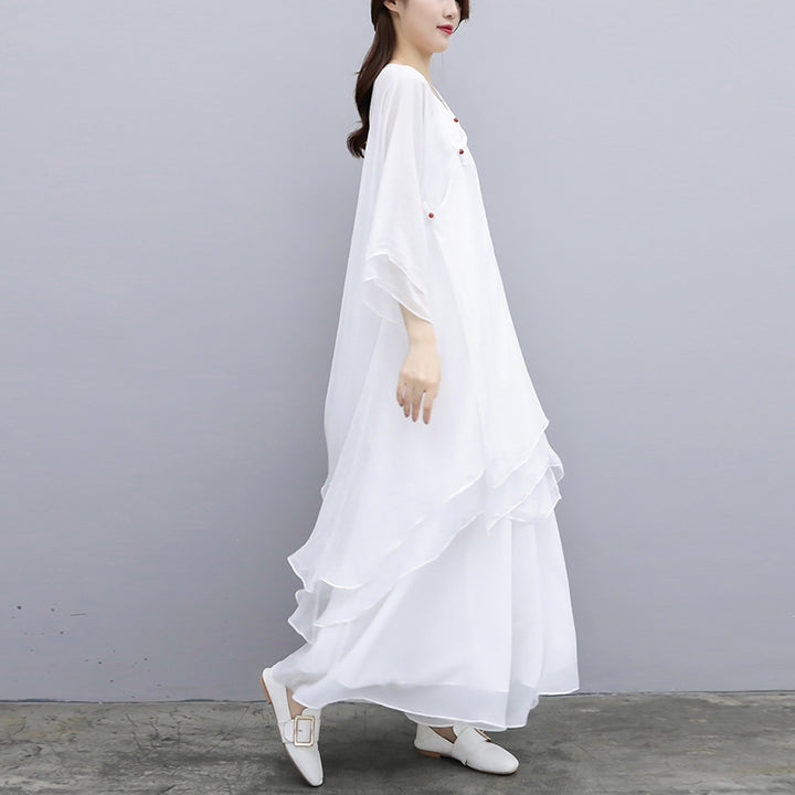 Buddha Stones3点セット ヨガ シフォン 服 ユニフォーム 瞑想 禅 練習 レディース セット - image 23