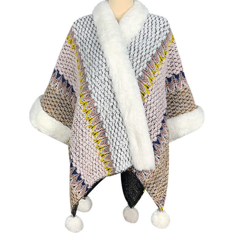Buddha Stonesチベットのマルチカラーストライプショール冬用快適トラベルスカーフラップ - ベージュブラウン - image 56