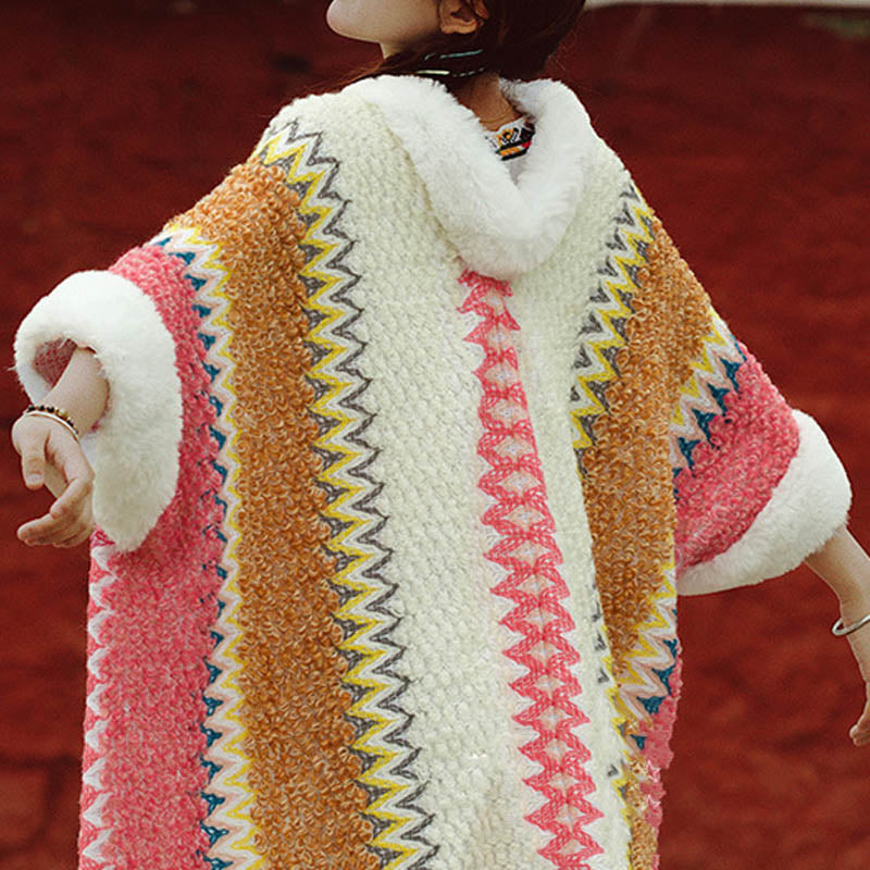 Buddha Stonesチベットのマルチカラーストライプショール冬用快適トラベルスカーフラップ - image 11