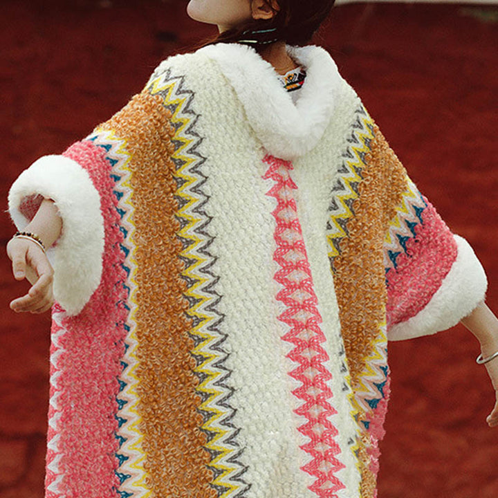 Buddha Stonesチベットのマルチカラーストライプショール冬用快適トラベルスカーフラップ - image 11