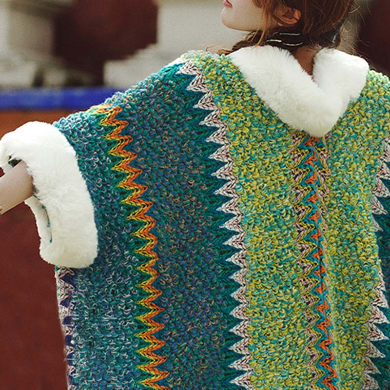 Buddha Stonesチベットのマルチカラーストライプショール冬用快適トラベルスカーフラップ - image 23