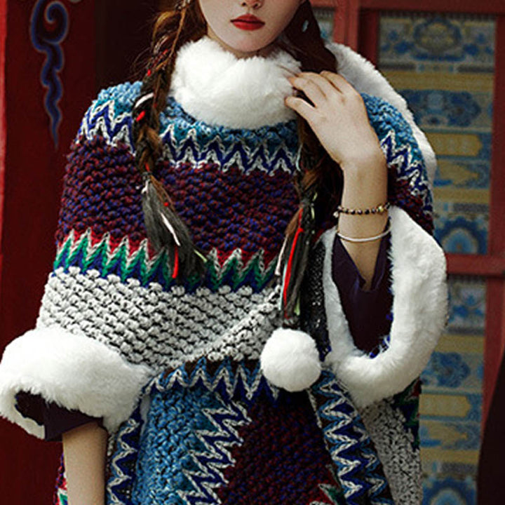 Buddha Stonesチベットのマルチカラーストライプショール冬用快適トラベルスカーフラップ - image 38