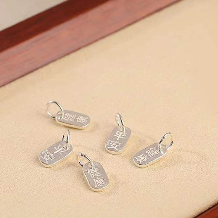Buddha Stones925スターリングシルバー 縁起の良い雲平和のお守りチャーム安全と安心のブレスレット アンクレット - image 12