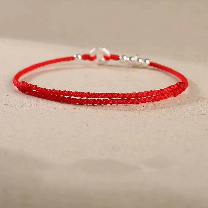 Buddha Stones925スターリングシルバー 縁起の良い雲平和のお守りチャーム安全と安心のブレスレット アンクレット - image 13