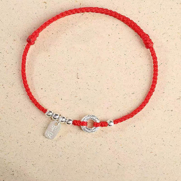 Buddha Stones925スターリングシルバー 縁起の良い雲平和のお守りチャーム安全と安心のブレスレット アンクレット - image 14