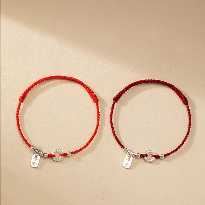 Buddha Stones925スターリングシルバー 縁起の良い雲平和のお守りチャーム安全と安心のブレスレット アンクレット - image 17