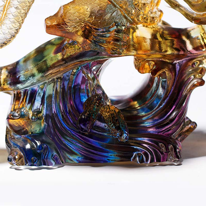 Buddha Stonesの年 手作り 如意ハンドル 琉璃クリスタルアートピース 保護 ホームオフィス 装飾 - image 4