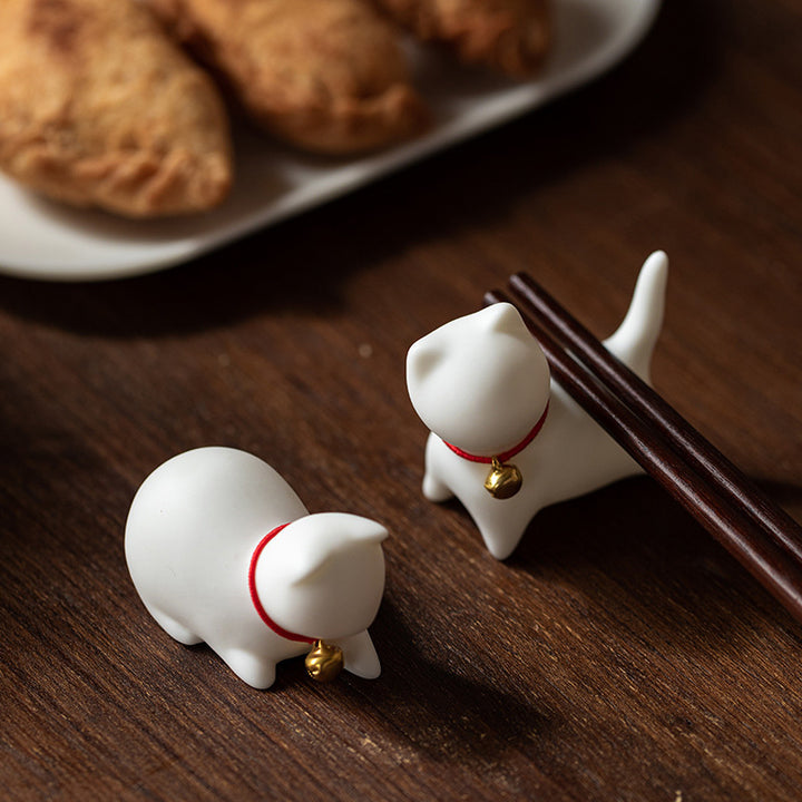 Buddha Stonesミニ 小型 かわいい 猫 ティーペット 陶器 ホームデスク 置物 装飾 - image 18