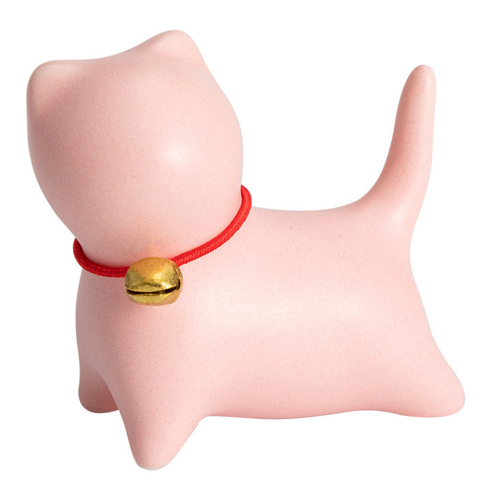 Buddha Stonesミニ 小型 かわいい 猫 ティーペット 陶器 ホームデスク 置物 装飾 - image 10