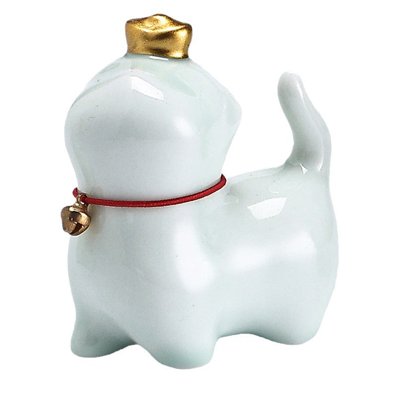 Buddha Stonesミニ招き猫インゴットティーペット陶器ホームデスク置物装飾 - image 9