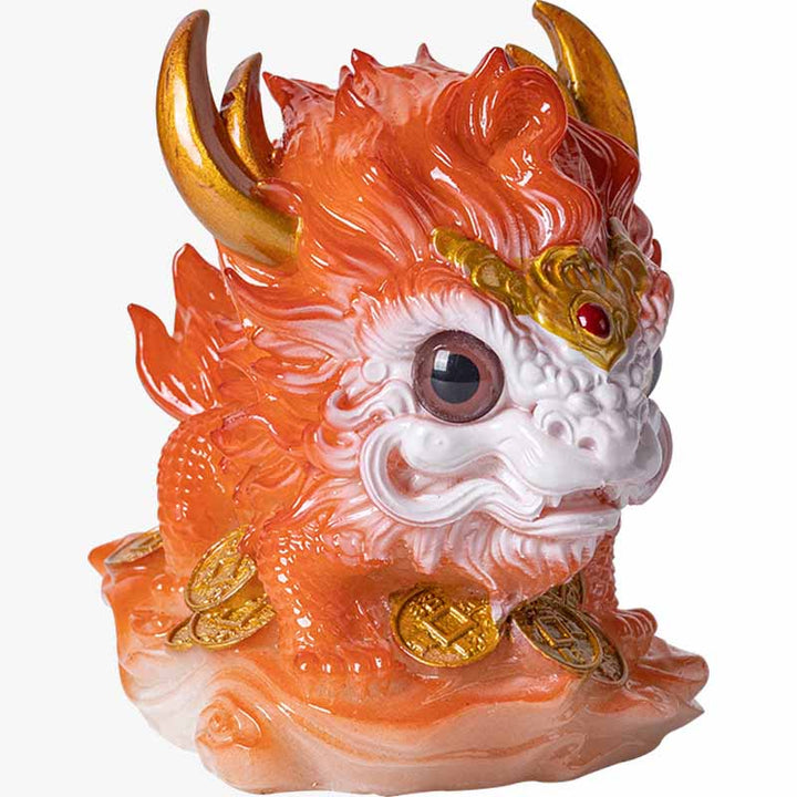 色が変わるBuddha Stones小さなキリン樹脂製ティーペット置物 家庭用装飾品 - image 13