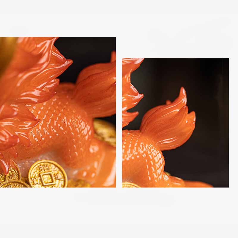 色が変わるBuddha Stones小さなキリン樹脂製ティーペット置物 家庭用装飾品 - image 9