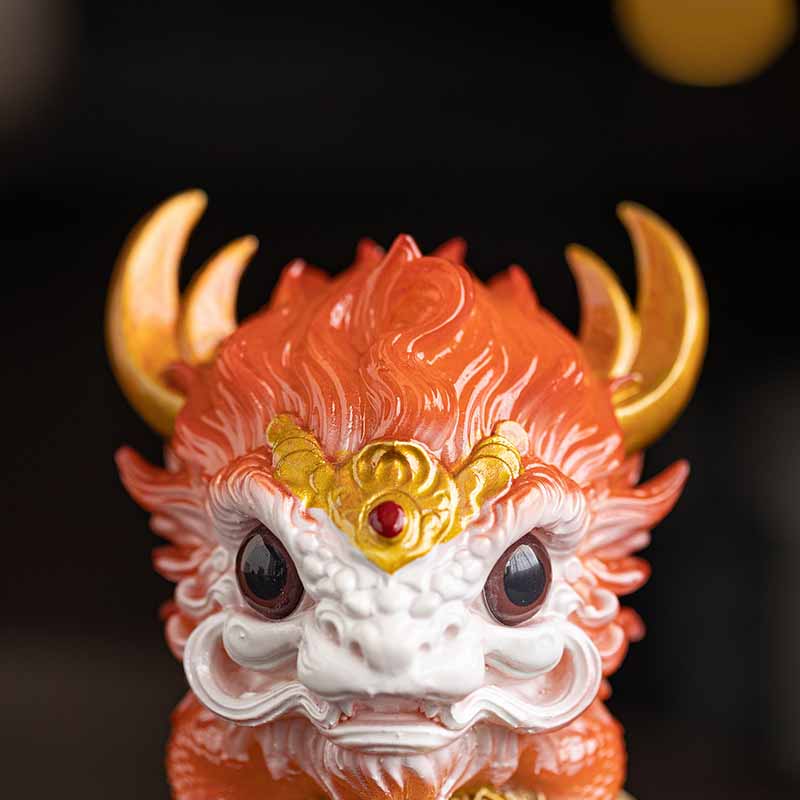 色が変わるBuddha Stones小さなキリン樹脂製ティーペット置物 家庭用装飾品 - image 11