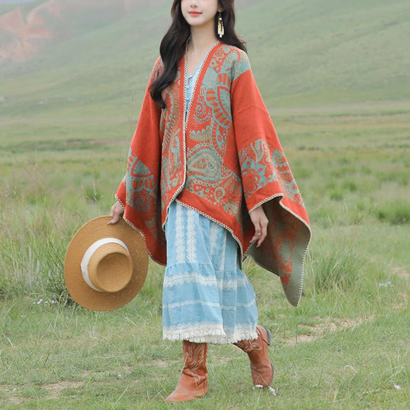 Buddha Stonesチベットショール シンプルな柄 冬用 心地よい旅行用スカーフ ラップ - image 17