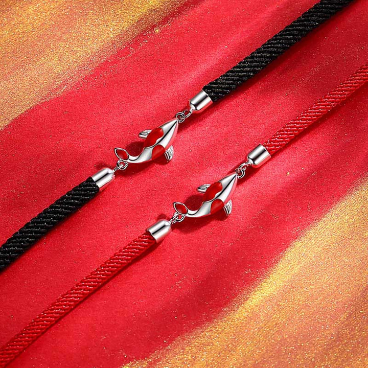 Buddha Stonesの幸運富編組チェーンカップルブレスレット - image 6