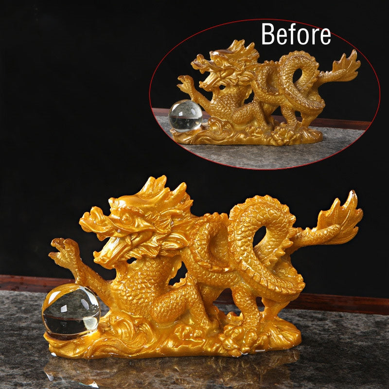 龍の年 色が変わる樹脂製Buddha Stones馬 幸運 ティー ペット 置物 インテリア 飾り (さらに 35% オフ | コード: FS35 をご利用ください)