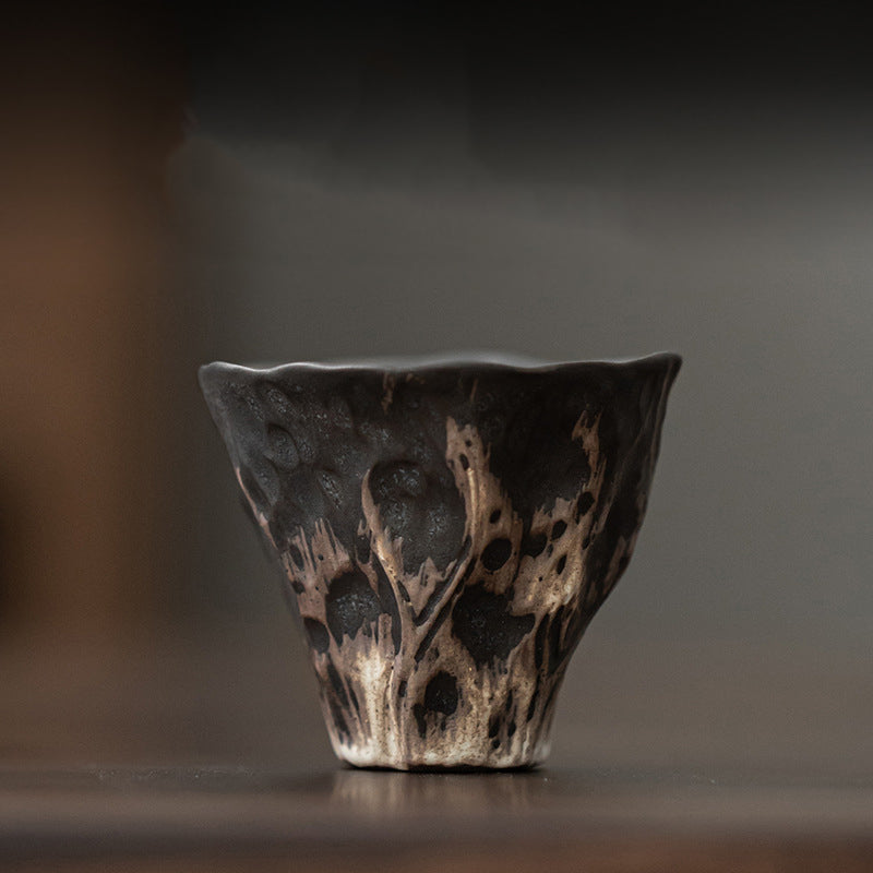Buddha Stones蓮の花型 禅 陶器 ティーカップ カンフー ティーカップ 50ml - image 1