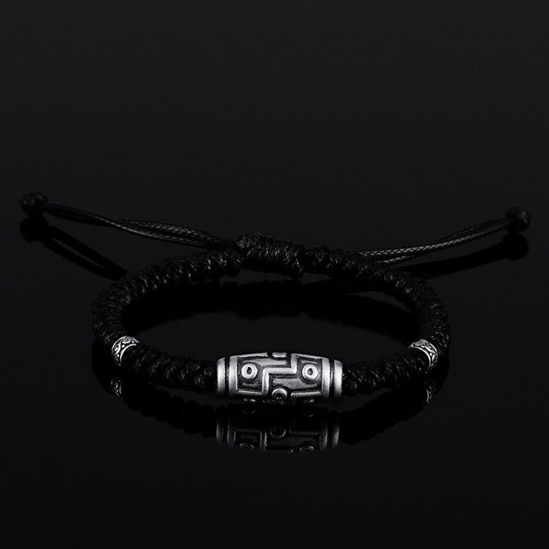 Buddha Stones999 スターリングシルバー 九眼 Dzi ビーズパターン 祝福ロープブレスレット - image 14