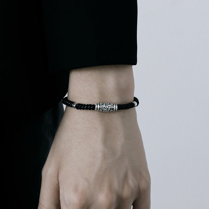 Buddha Stones999 スターリングシルバー 九眼 Dzi ビーズパターン 祝福ロープブレスレット - image 13