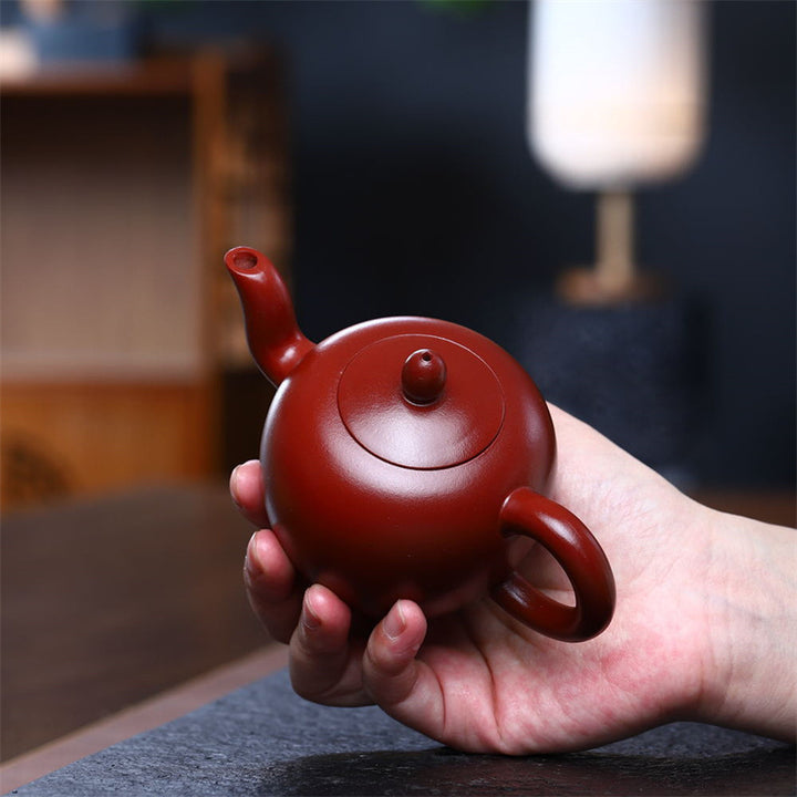 Buddha Stones宜興半手作り茶紫土カンフーティーポット200ml