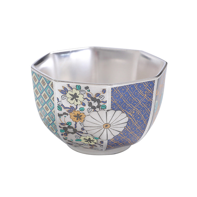 Buddha Stones菊花陶器ティーカップカンフーティーカップ