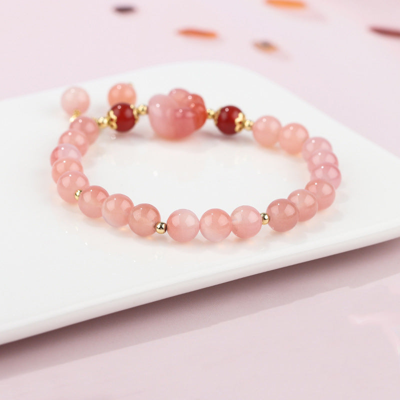 Buddha Stones天然瑪瑙猫爪足幸運を呼ぶブレスレット - image 4
