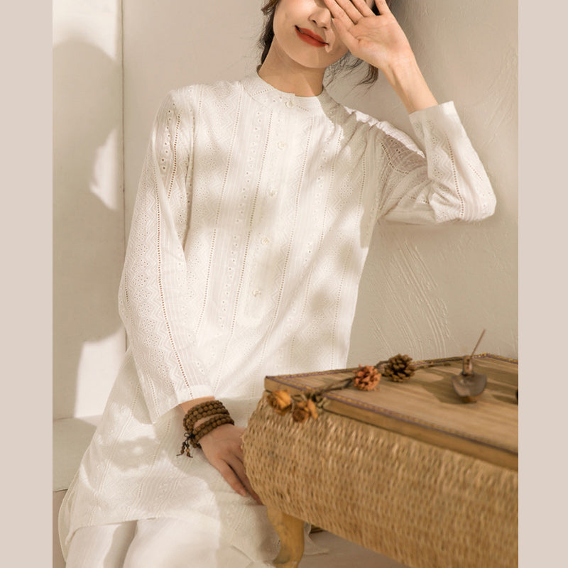 Buddha Stones 2点セット 長袖 ヨガウェア 瞑想ウェア トップパンツ レディース セット - image 4