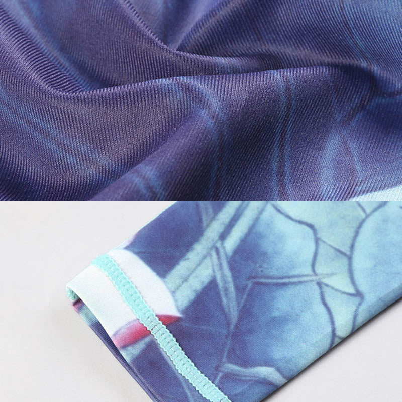 Buddha Stones蓮の花 プリントデザイン パンツ スポーツ フィットネス ヨガ レギンス レディース ヨガパンツ - image 17