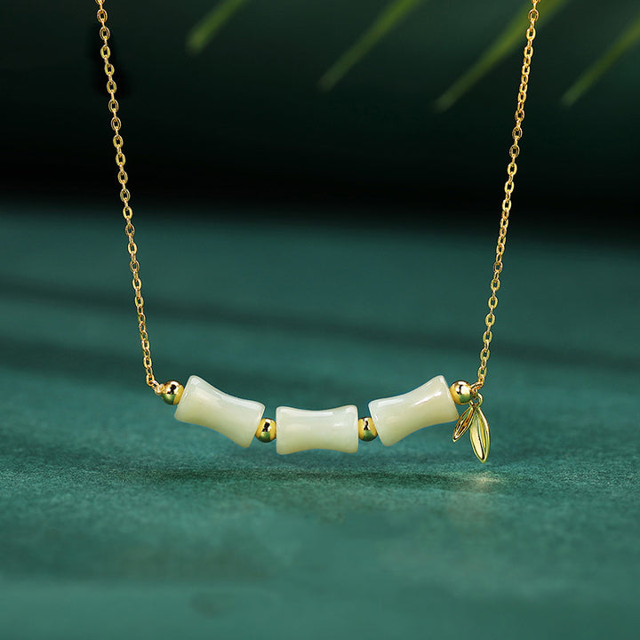 Buddha Stones925 スターリングシルバー 和田翡翠 竹フーキャラクター 繁栄のネックレス ペンダント ブレスレット - 和田翡翠ネックレス - image 0