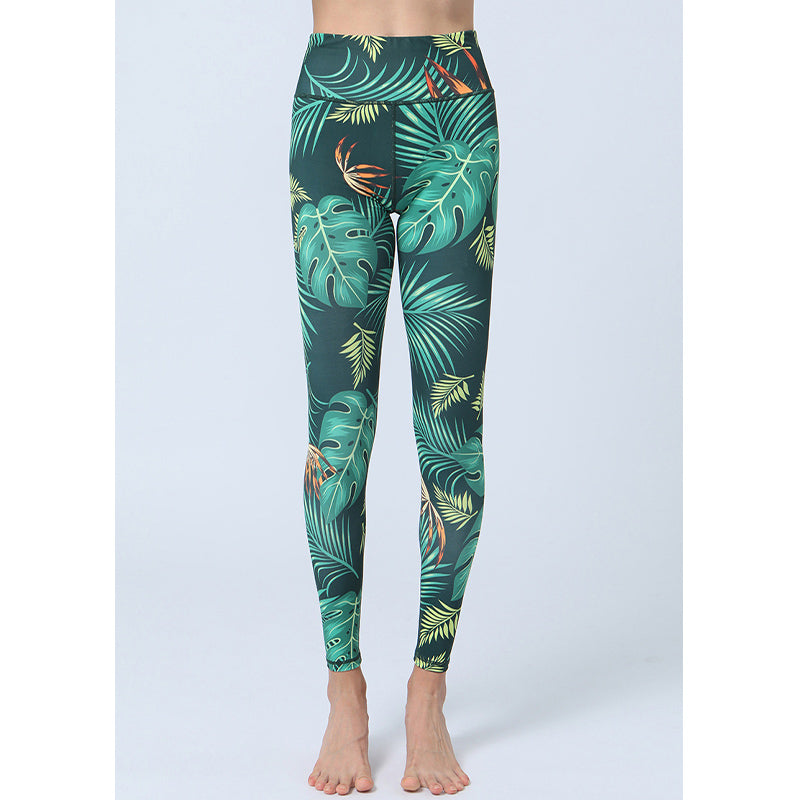 Buddha Stonesのプリントパンツ スポーツ フィットネス ヨガ ハイウエスト レギンス レディース ヨガパンツ - image 1
