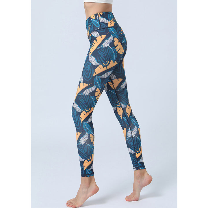 Buddha Stonesのプリントパンツ スポーツ フィットネス ヨガ ハイウエスト レギンス レディース ヨガパンツ - image 13