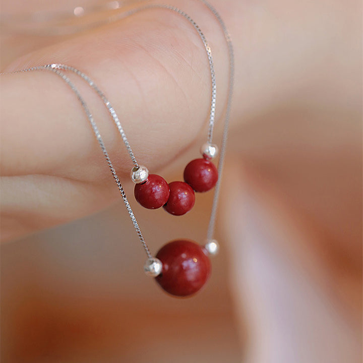 Buddha Stones925スターリングシルバー シナバービーズ 穏やかな祝福のネックレスペンダント - image 9