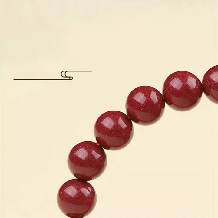 Buddha Stones925 スターリングシルバー 天然辰砂 四獣の祝福ブレスレット - image 15