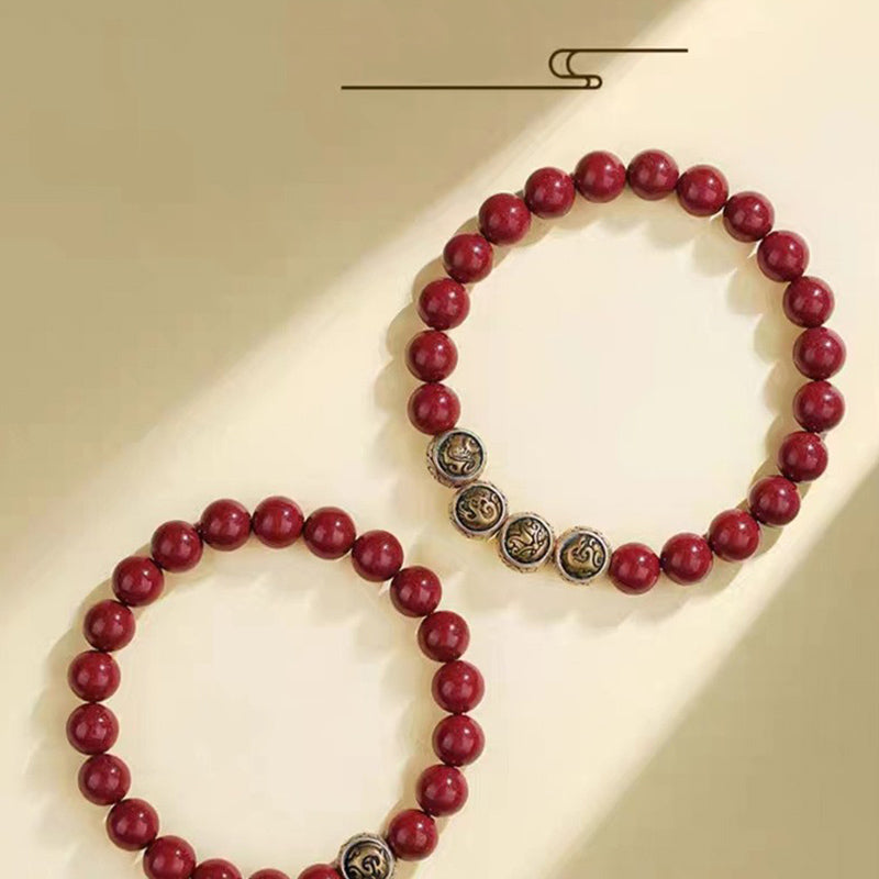 Buddha Stones925 スターリングシルバー 天然辰砂 四獣の祝福ブレスレット - image 21