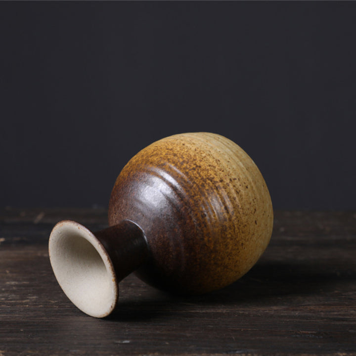 Buddha Stones小容量ゴブレットデザイン セラミックワインコーヒーマグ ティーコーヒーカップ 170ml
