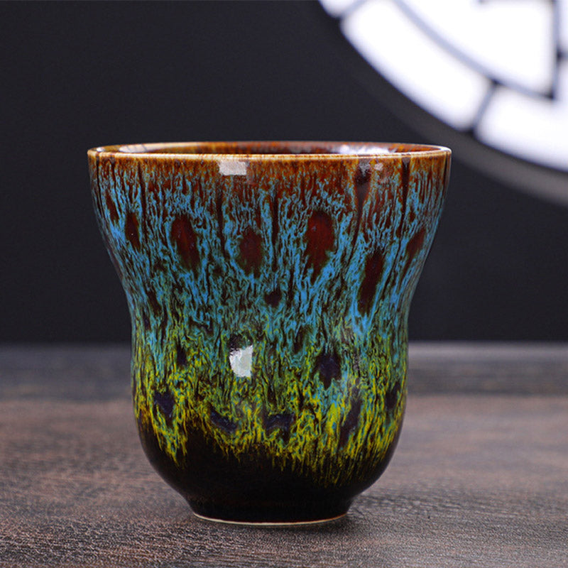 Buddha Stonesヴィンテージ窯変デザイン セラミックコーヒーマグ ティーカップ 150ml