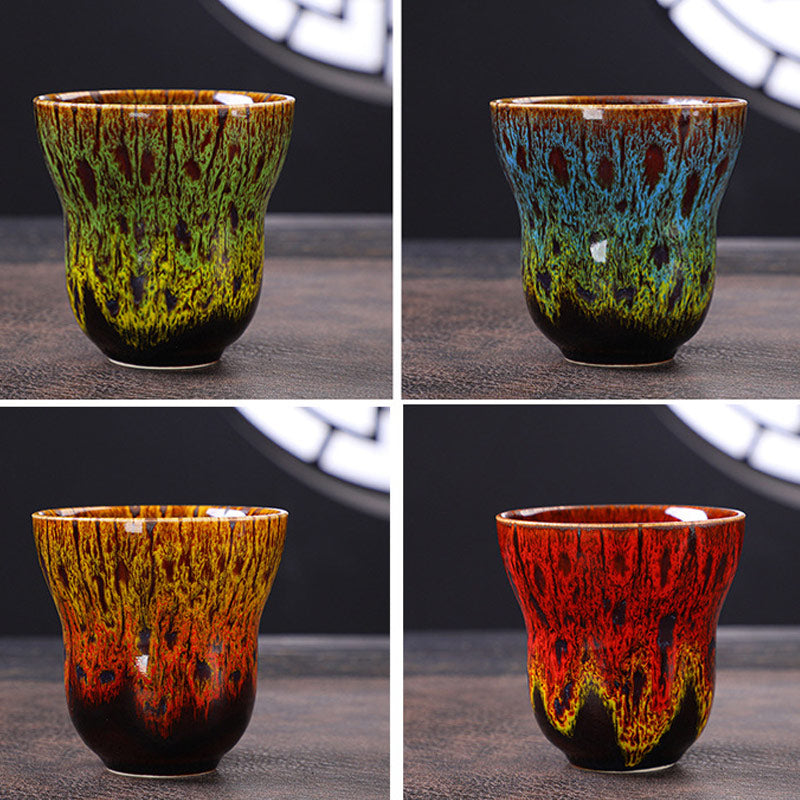 Buddha Stonesヴィンテージ窯変デザイン セラミックコーヒーマグ ティーカップ 150ml - image 19