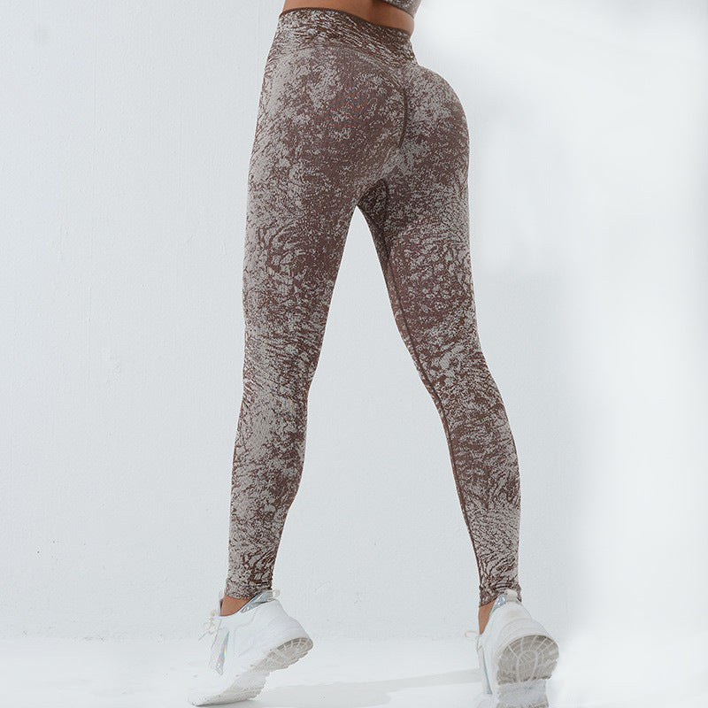 Buddha Stonesシームレス フィットネス クロップ タンクトップ ハイウエスト レギンス パンツ スポーツ ジム ヨガ ウェア - image 32