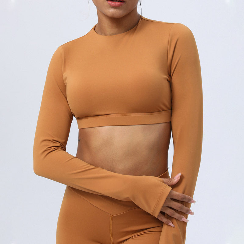 Buddha Stones 2点セット 長袖 バックレス トップ ブラ レギンス パンツ フィットネス ヨガ 衣装セット - image 4