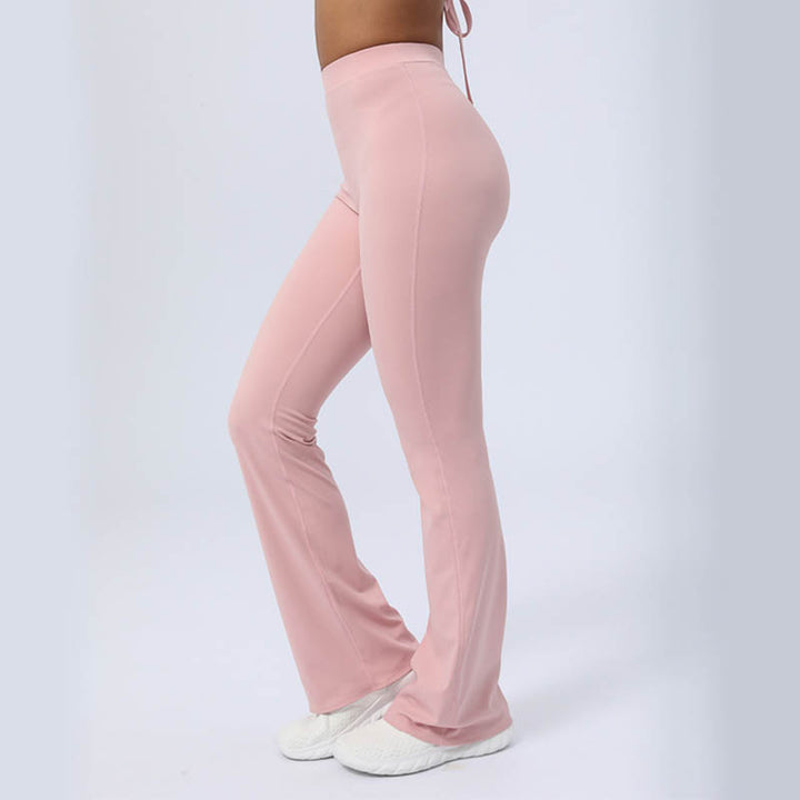 Buddha Stonesロングスリーブ バックレス ストラップ トップブラ フレアパンツ フィットネス ヨガ ウェア - image 36