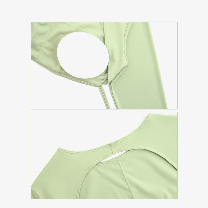 Buddha Stonesロングスリーブ バックレス ストラップ トップブラ フレアパンツ フィットネス ヨガ ウェア - image 16