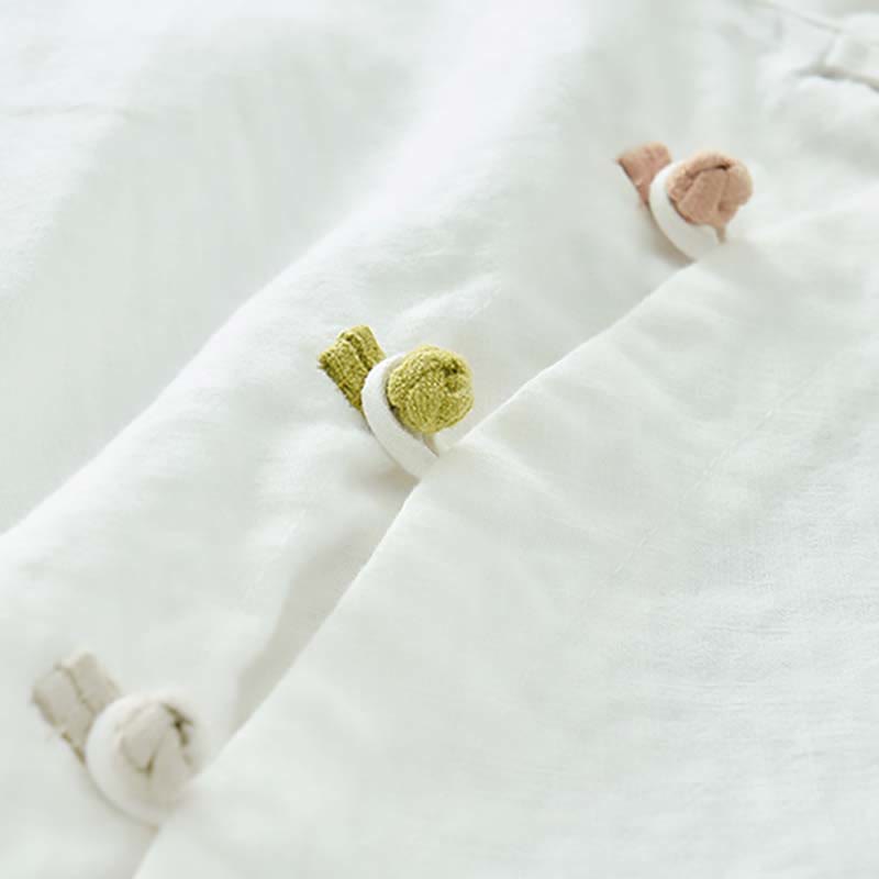 Buddha Stonesラミーリネンブラウスレディースシャツトップス中国漢服スタイル - image 19