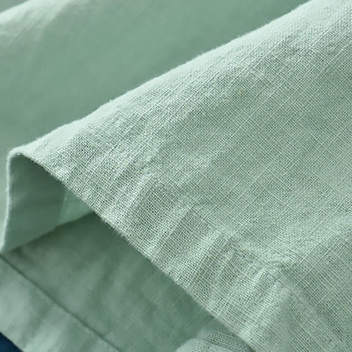 Buddha Stonesラミーリネンゆったりブラウスレディース長袖シャツ中国漢服トップス - image 7