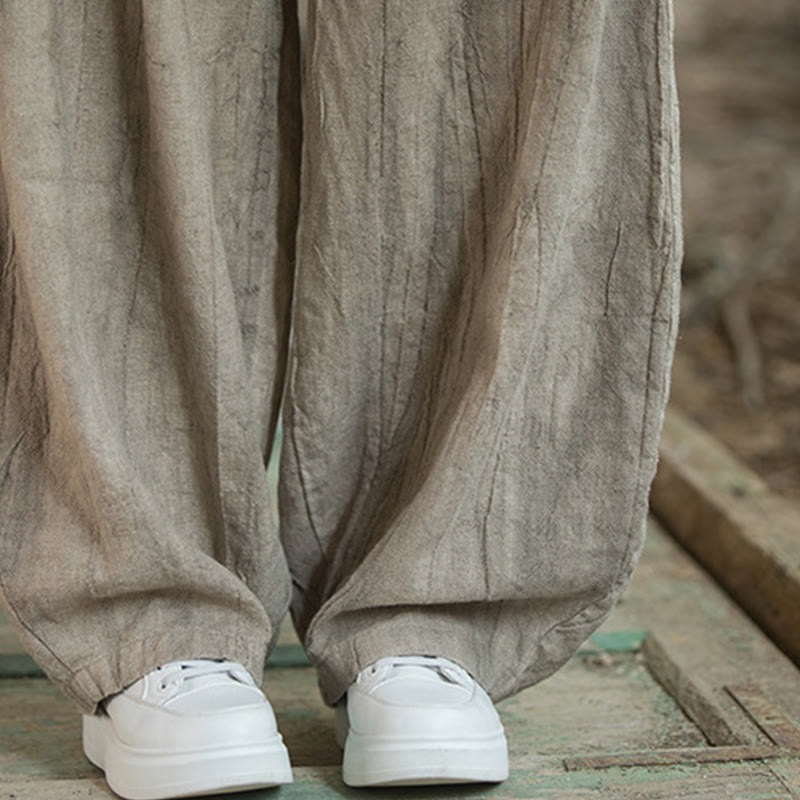 Buddha Stonesレトロ タイダイ ハーレムパンツ カジュアル レディース ヨガパンツ ポケット付き - image 15