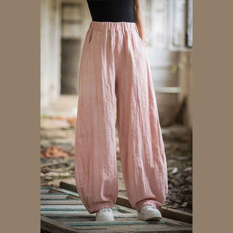 Buddha Stonesレトロ タイダイ ハーレムパンツ カジュアル レディース ヨガパンツ ポケット付き - image 39