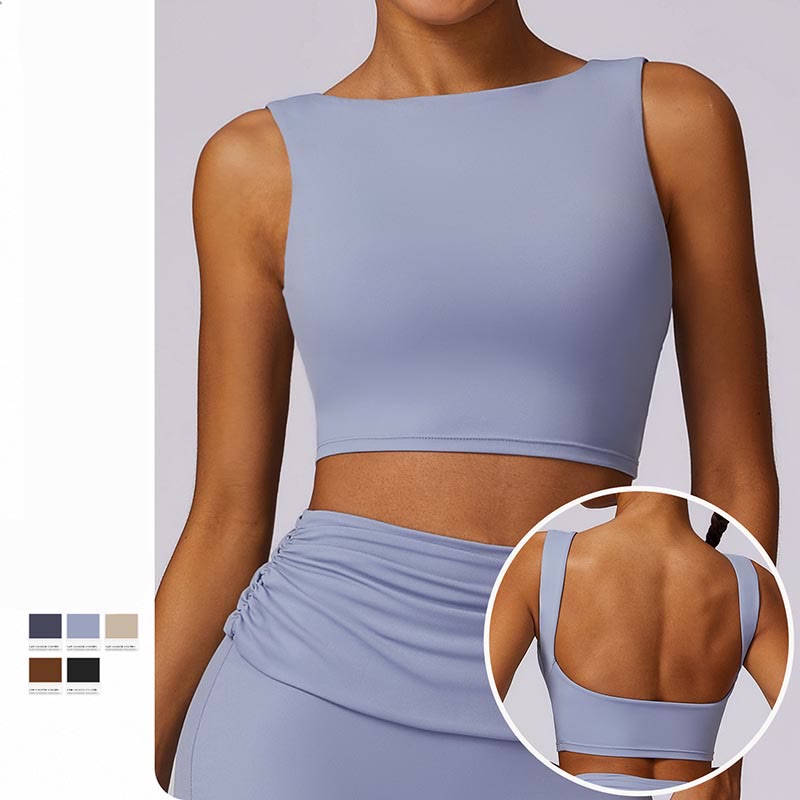 Buddha Stonesノースリーブ バックレス ストラップ タンクトップ ブラ フレアパンツ スポーツ フィットネス ヨガ - image 8