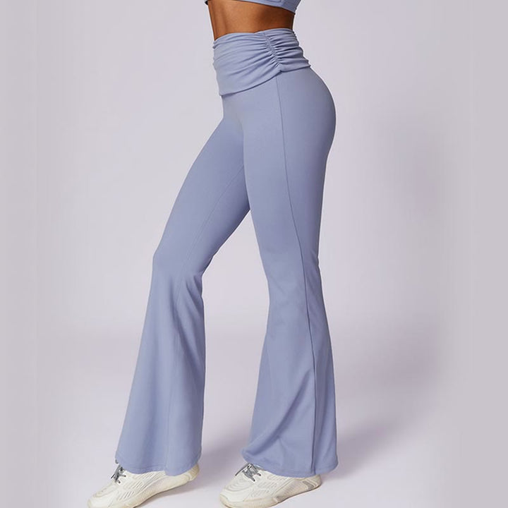 Buddha Stonesノースリーブ バックレス ストラップ タンクトップ ブラ フレアパンツ スポーツ フィットネス ヨガ - image 19